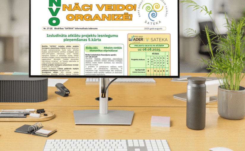 Iznācis augusta informatīvais e-izdevums “NVO: Nāc! Veido! Organizē!”