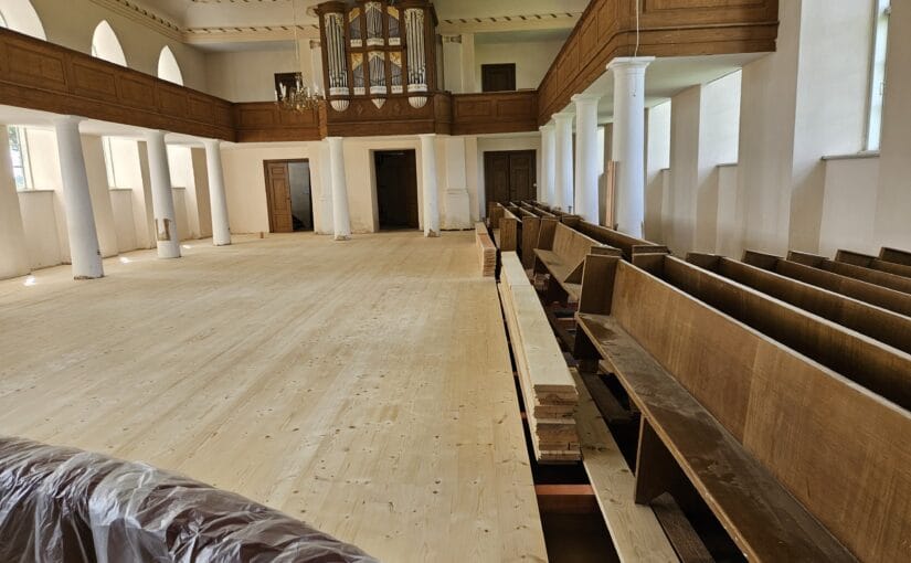 Tirzas pagastā veiksmīgi īstenota sabiedriski nozīmīga iniciatīva – ir novērsta avārijas situāciju reģionālās nozīmes kultūrvēsturiskajā objektā