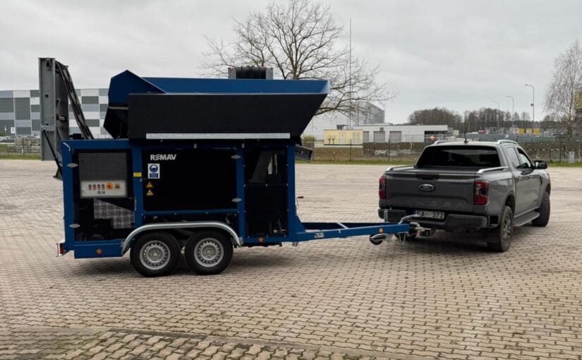 LEADER projekta ietvaros SIA “EK garden” iegādājas inovatīvu augsnes pārstrādāšanas iekārtu