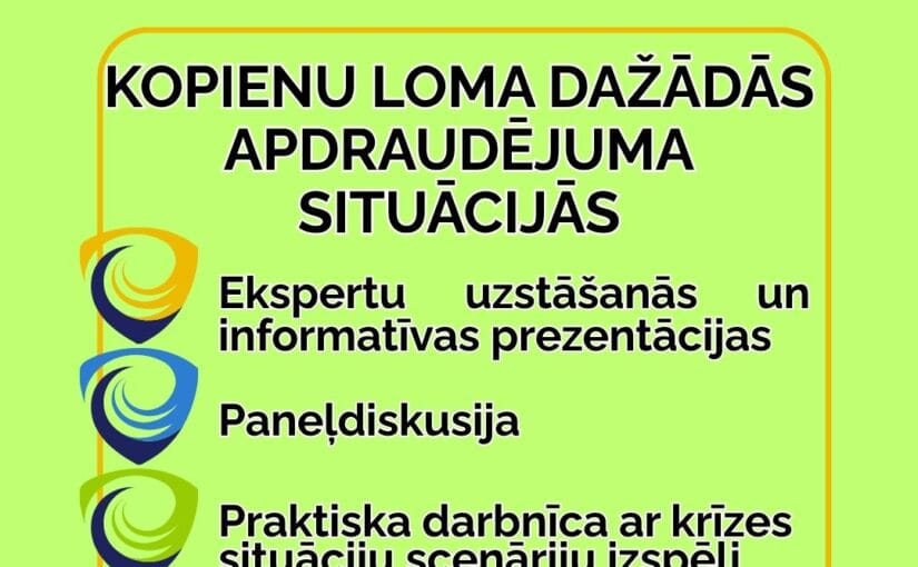 Gulbenē aizvadīts pasākums par kopienu lomu krīzēs